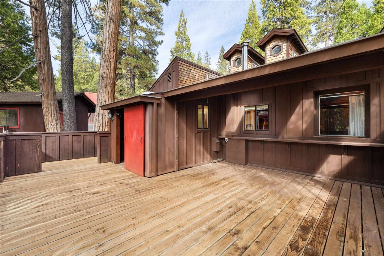 25833 Lyons Dam Road Twain Harte, CA 95383 - Photo 36 of 60 a view of wooden house with a large window