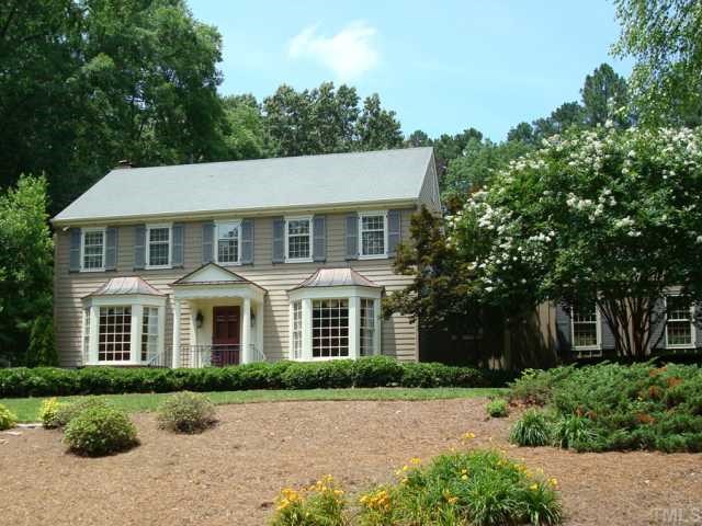 3700 St Marks Road Durham, NC 27707 - Photo 1 of 12 Home sits on knoll, shows beautifully from street. Attractive traditional style.