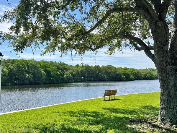 a view of an outdoor space and a lake view