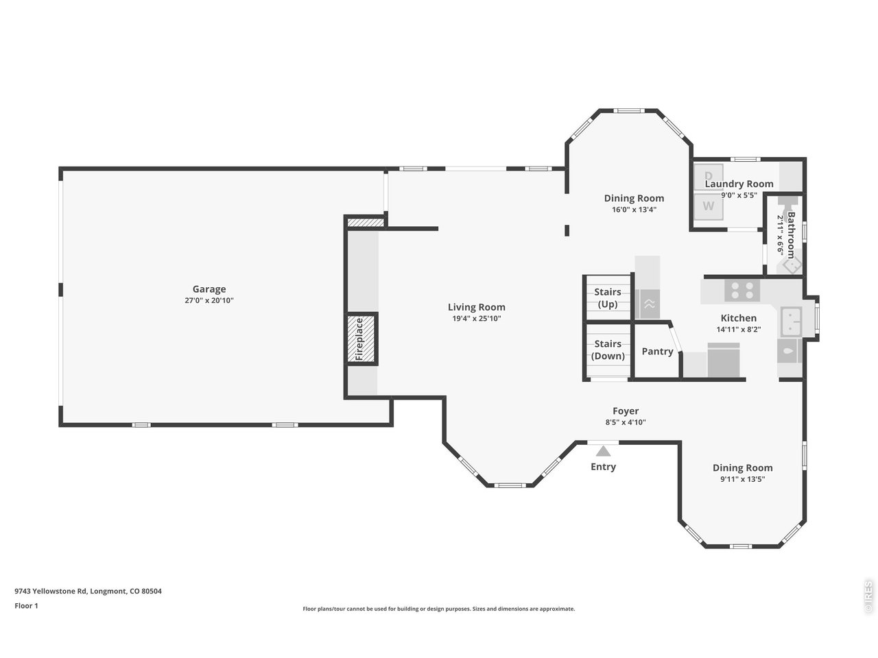 9743 Yellowstone Road Longmont, CO 80504 - Photo 49 of 50 Main level floor plan