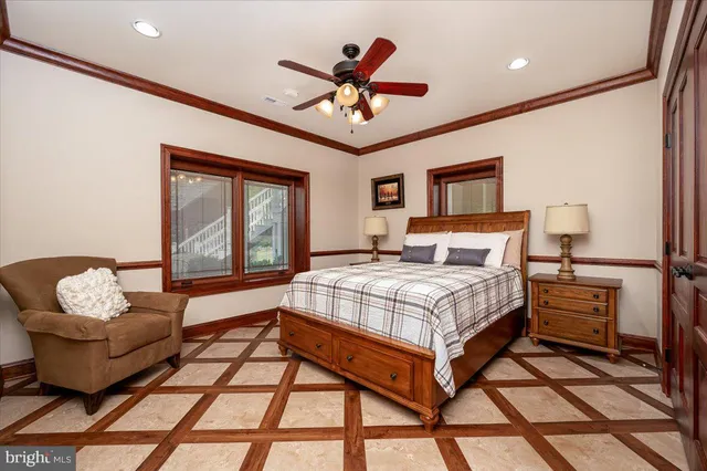 a view of a backyard with sitting area