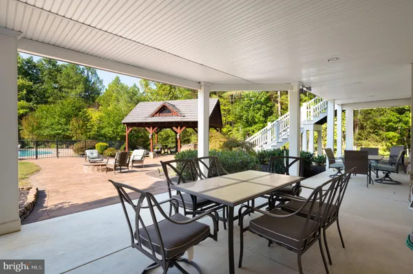 a view of a forest with a street