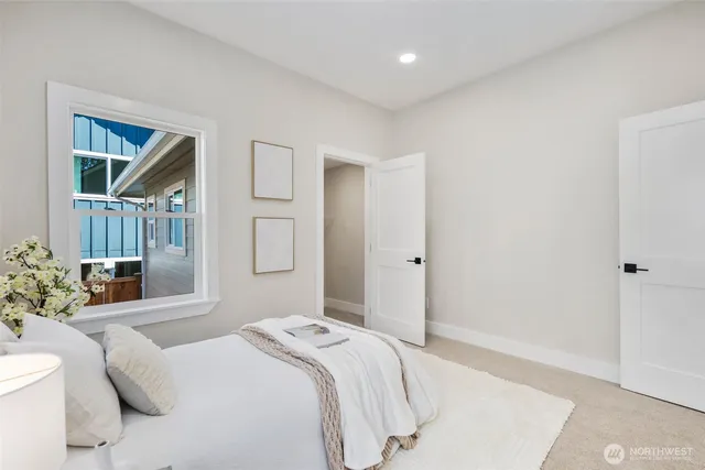 a view of a livingroom with wooden floor