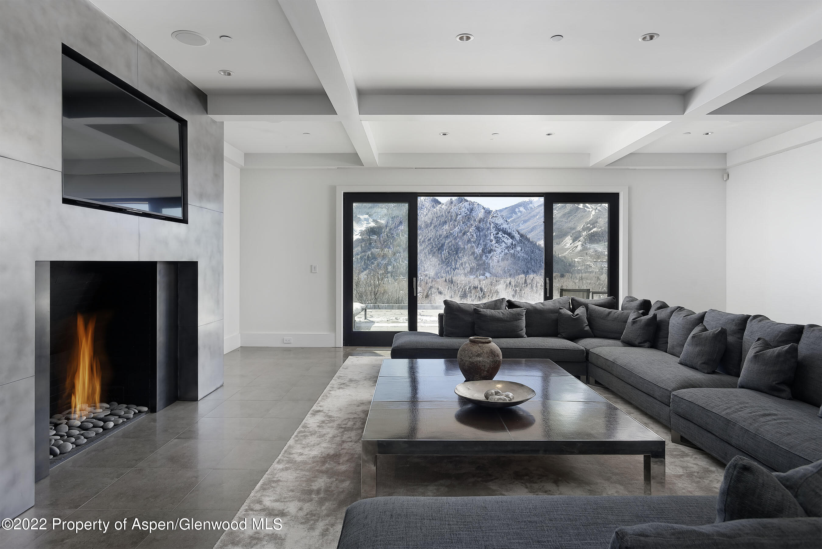 257 Ridge Road Aspen, CO 81612 - Photo 34 of 47 a living room with furniture and a large window
