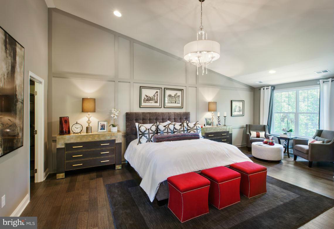 42642 Lancaster Ridge Terrace Chantilly, VA 20152 - Photo 5 of 8 Master Bedroom with Vaulted Ceiling