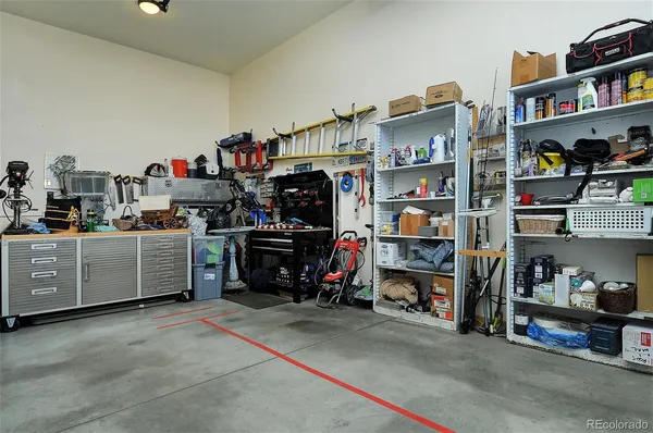 a view of storage and utility room