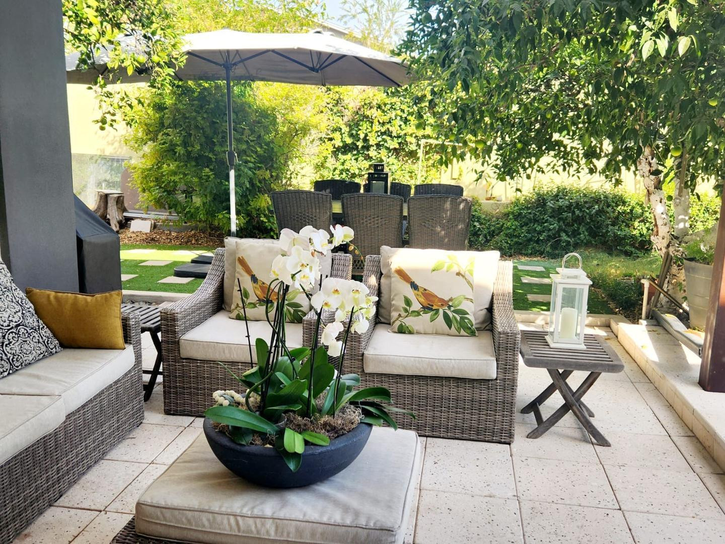 3230 East Colter Street Phoenix, AZ 85018 - Photo 24 of 28 a view of a patio with couches and potted plants