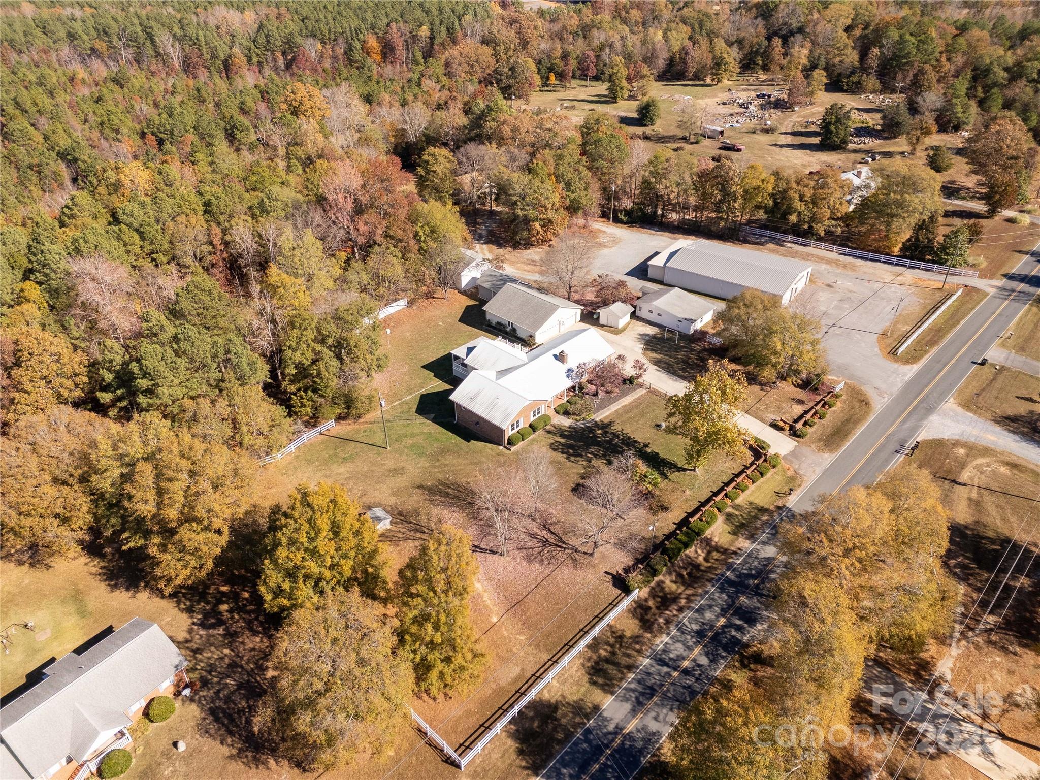 4336 McAllister Road Catawba, SC 29704 - Photo 3 of 47 an aerial view of residential house with outdoor space