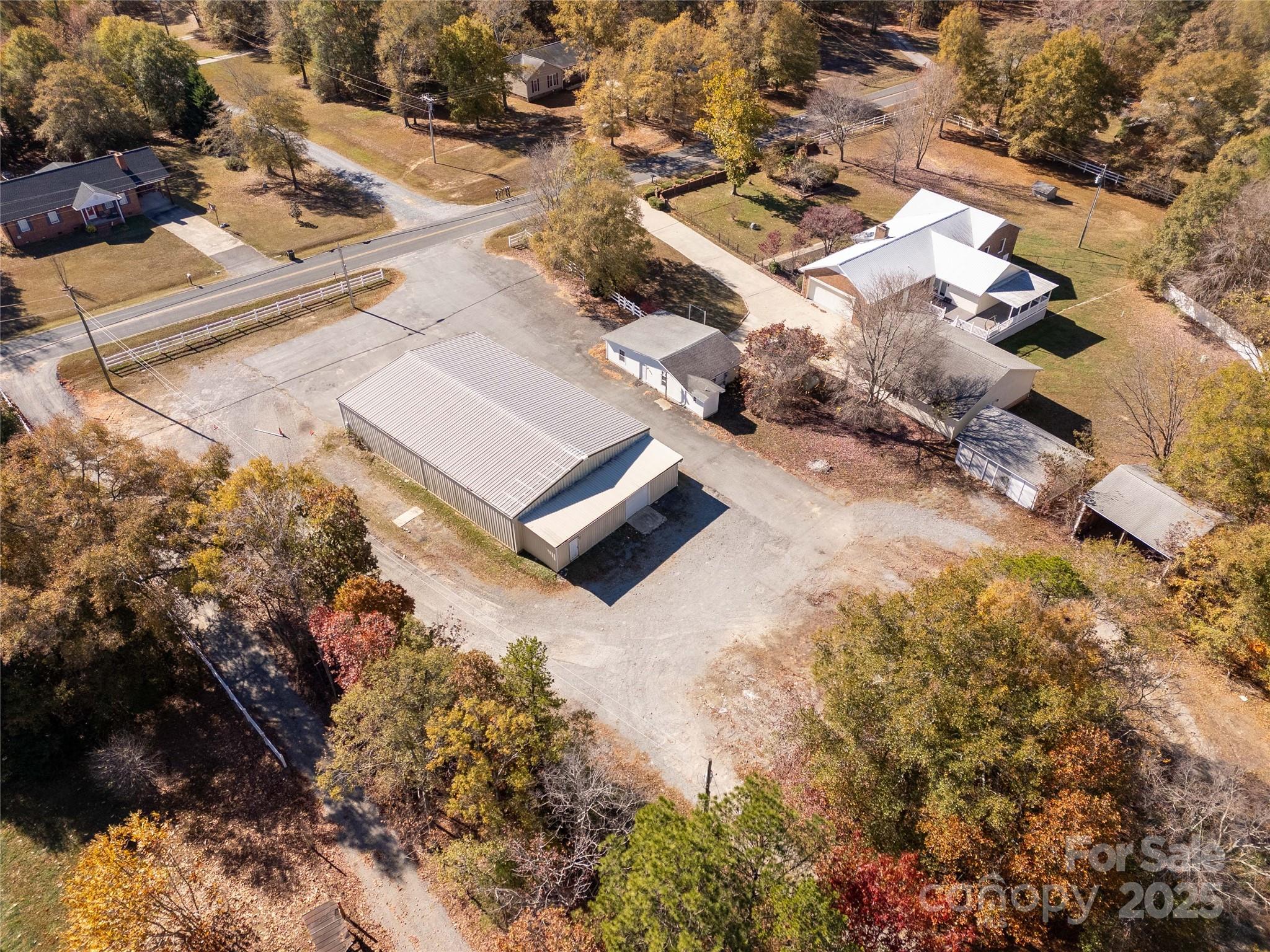 4336 McAllister Road Catawba, SC 29704 - Photo 5 of 47 an aerial view of residential houses with yard