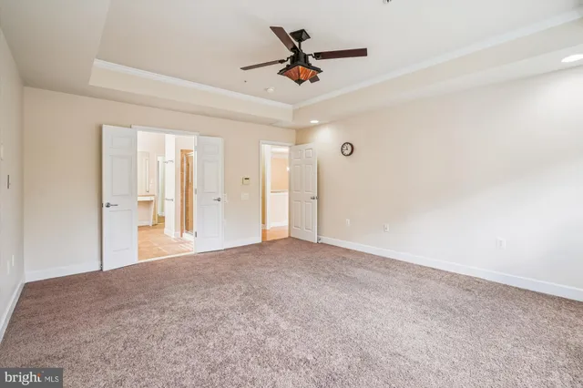 a view of an empty room