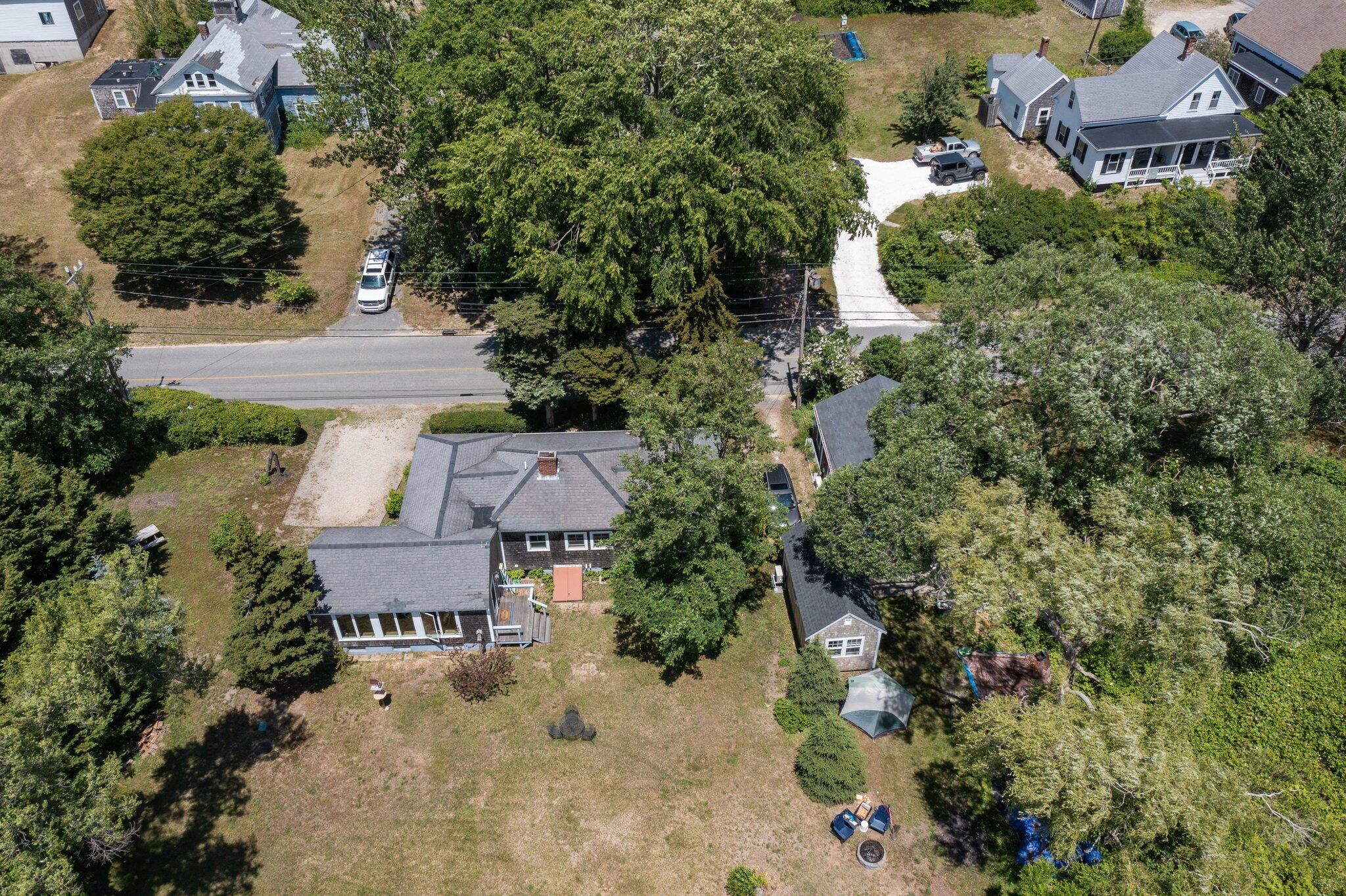 4 Pond Road, Unit B Truro, MA 02666 - Photo 38 of 40 an aerial view of a house with yard