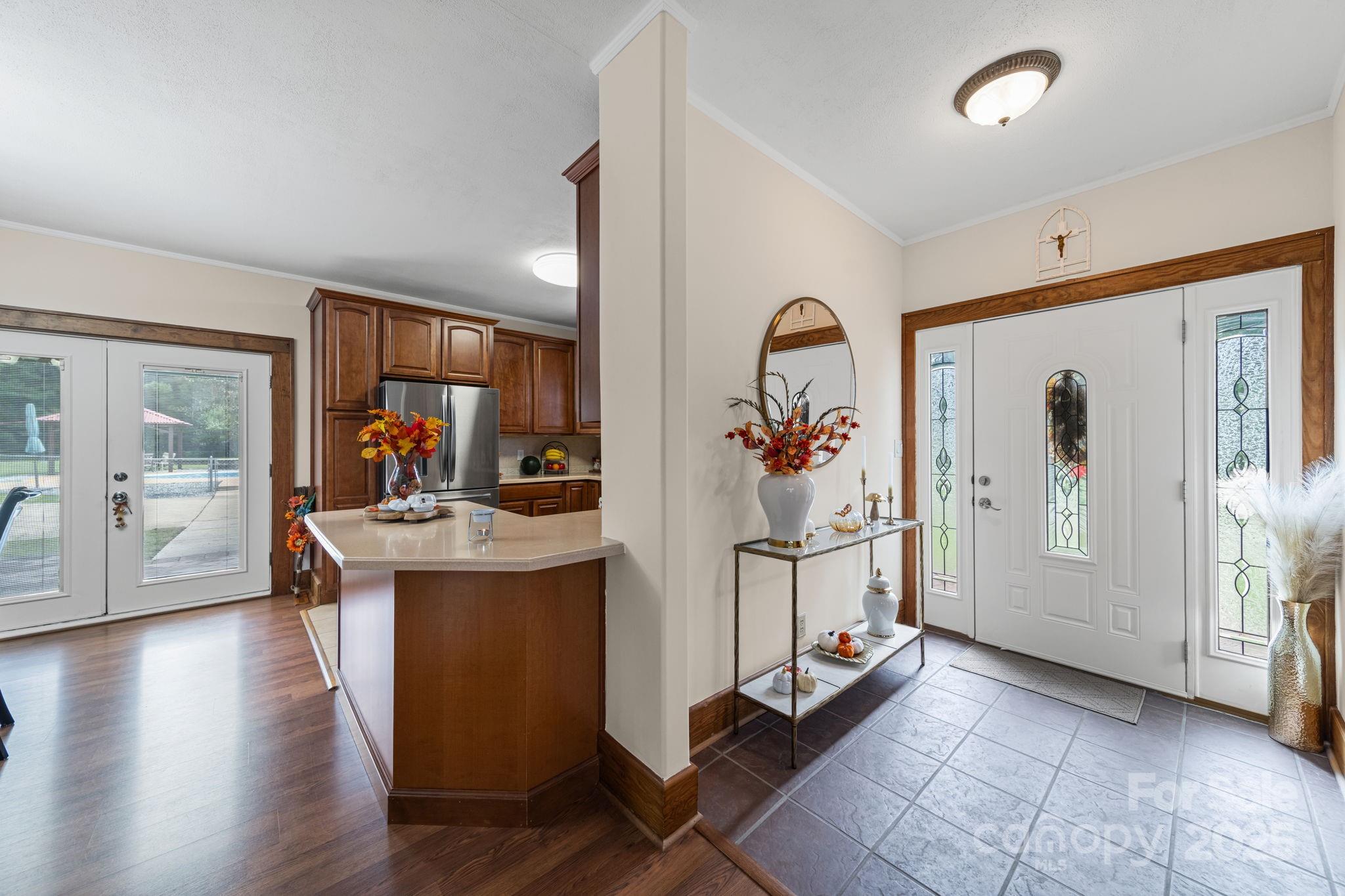 745 Dukeville Road Salisbury, NC 28146 - Photo 15 of 40 a view of kitchen with stainless steel appliances granite countertop a stove and a refrigerator