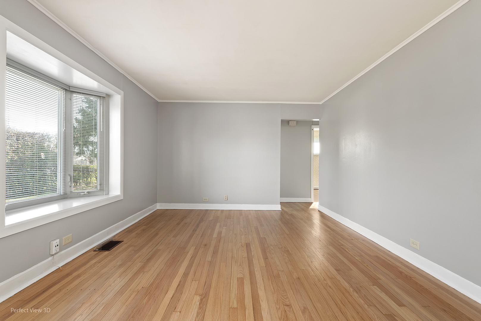 603 West Rand Road Mount Prospect, IL 60056 - Photo 5 of 20 wooden floor in an empty room with a window