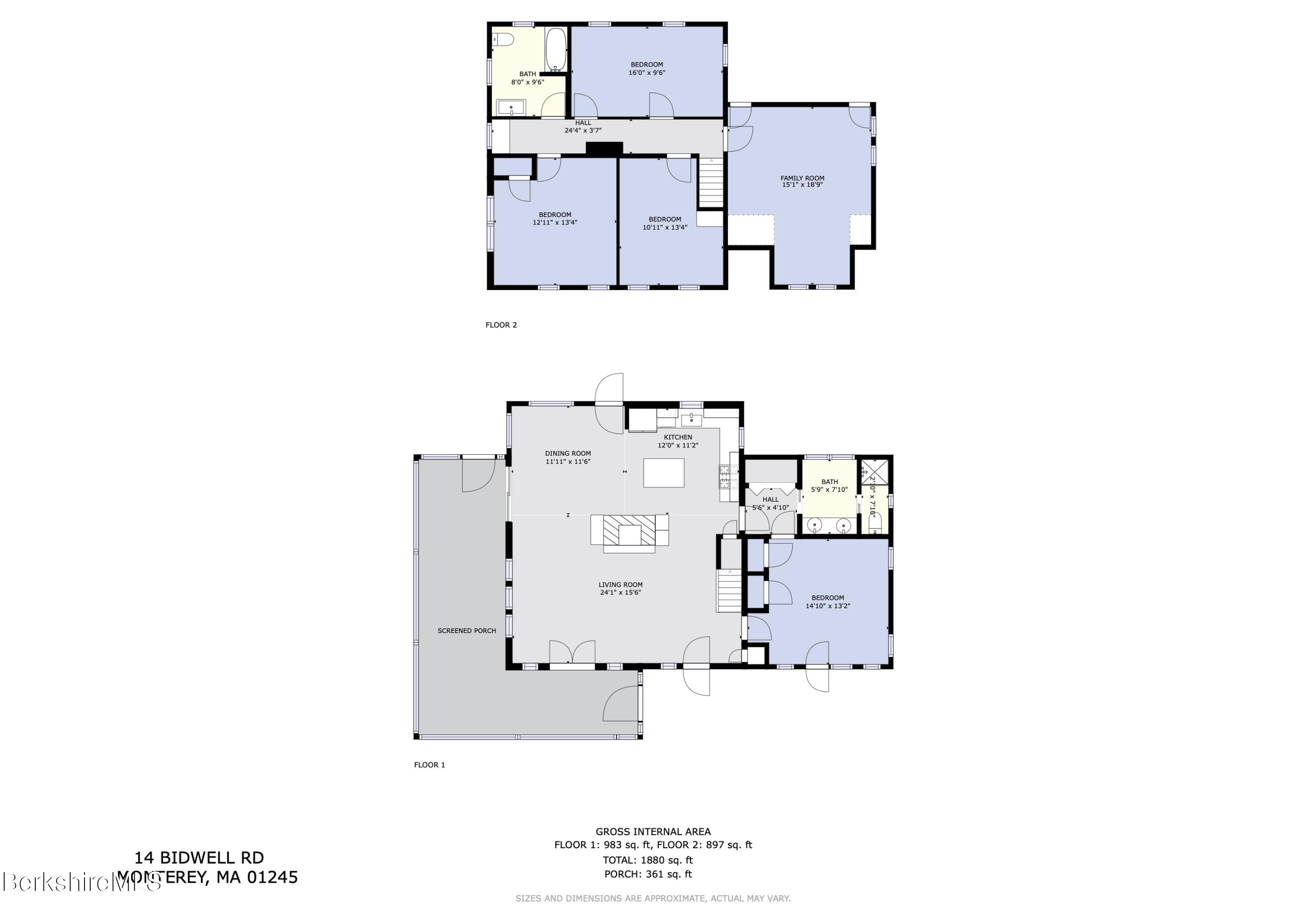 14 Bidwell Road Monterey, MA 01245 - Photo 36 of 36 FLOOR PLANS