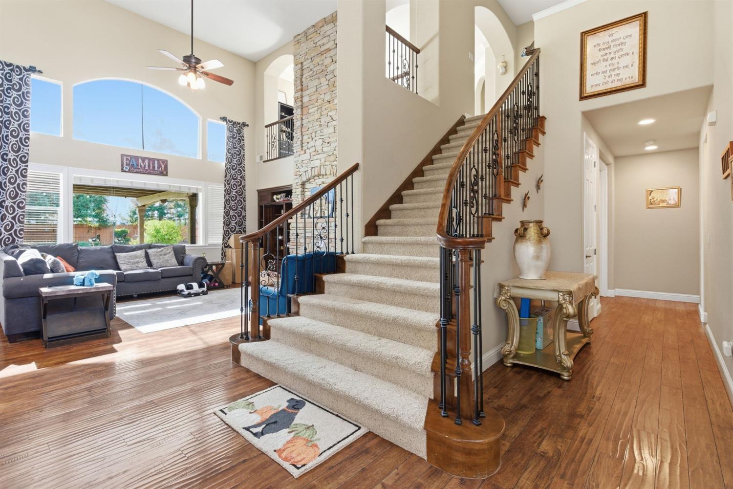 848 West Santos Avenue Ripon, CA 95366 - Photo 25 of 63 a view of entryway and hall with wooden floor