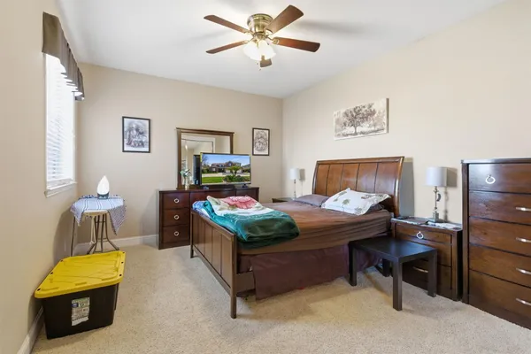 an aerial view of residential house with outdoor space and street view