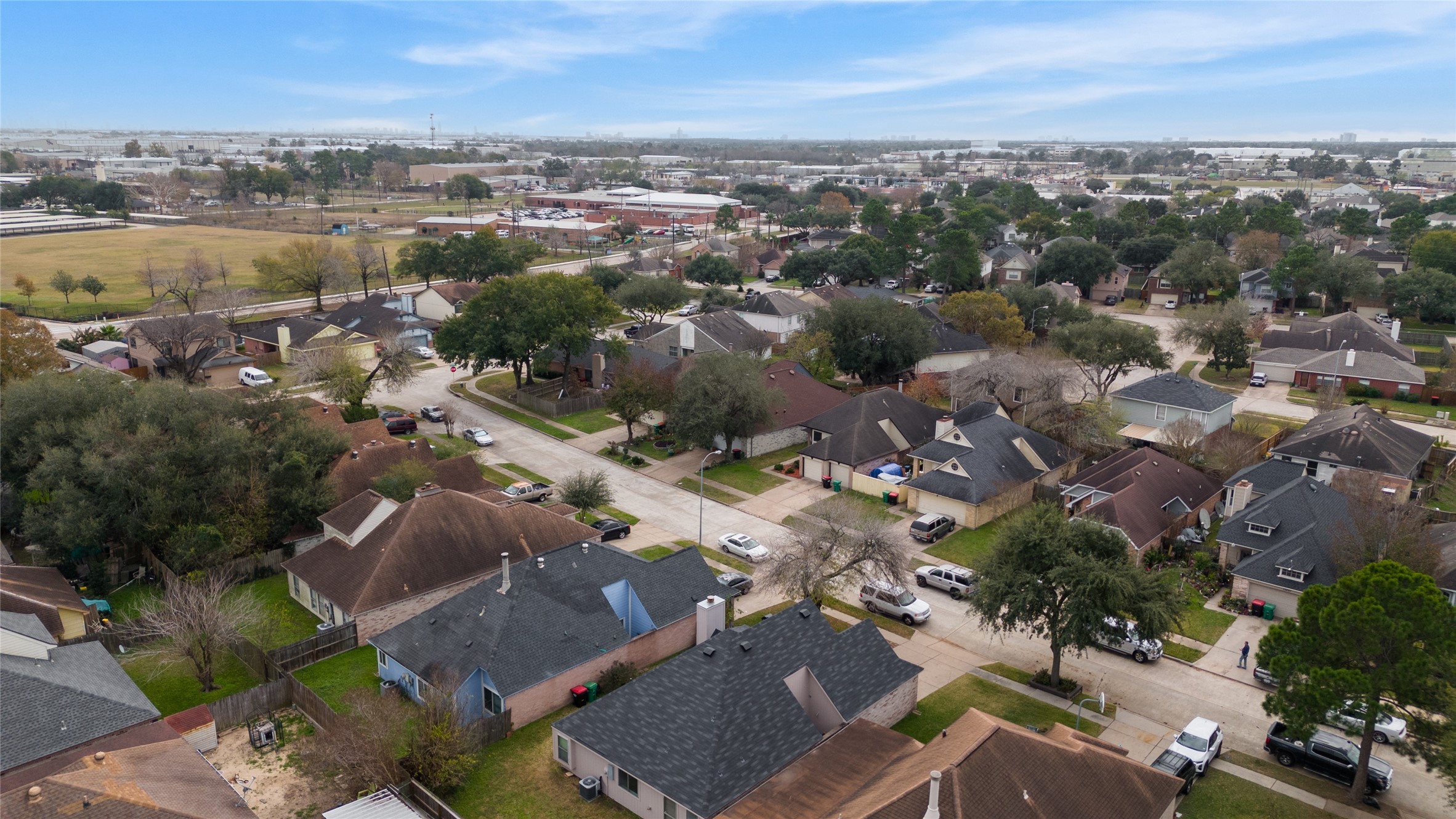 13222 Maplecrest Drive Houston, TX 77041 - Photo 30 of 31 an aerial view of a city with lots of residential buildings