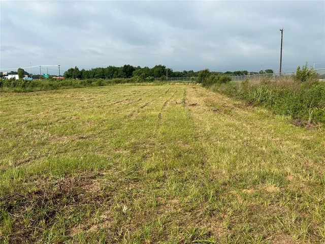 a view of an ocean and trees