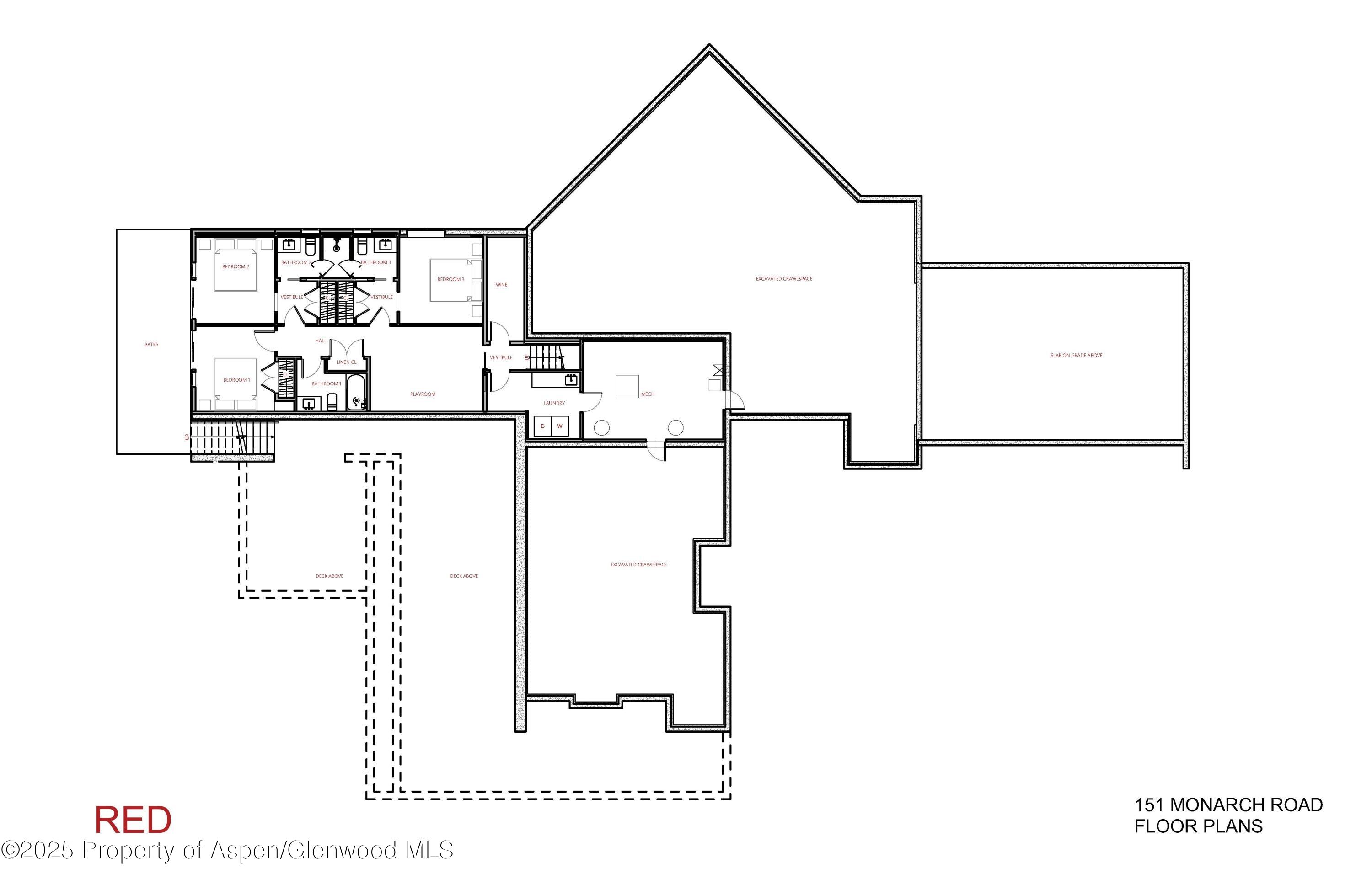 151 Monarch Road Glenwood Springs, CO 81601 - Photo 6 of 6 a picture of a floor plan