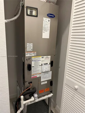 a close view of washer and dryer