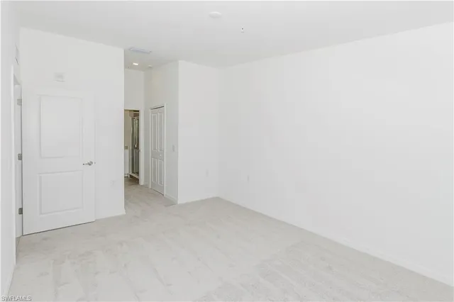 a view of an empty room