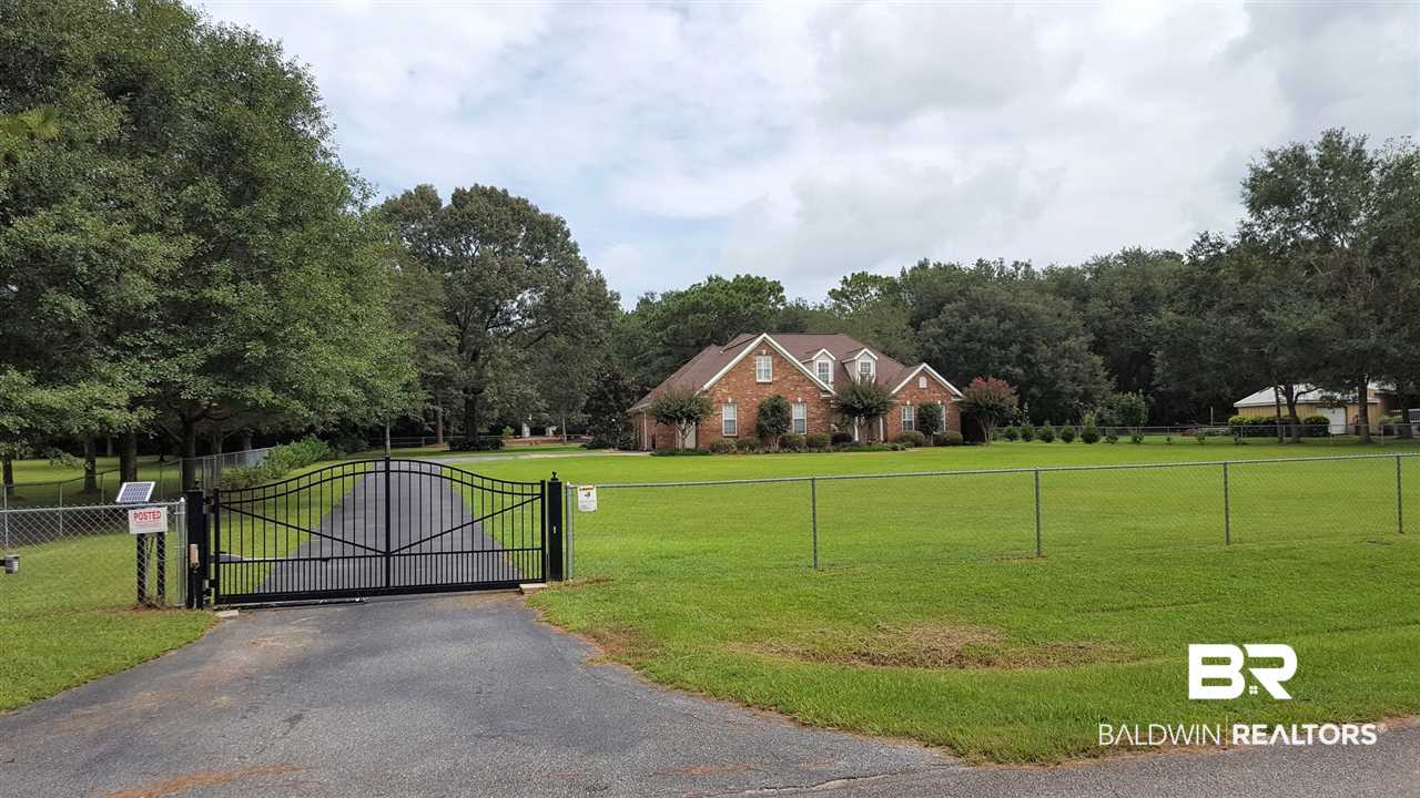 13673 Leatherbury Road Loxley, AL 36551 - Photo 2 of 33 Front gate