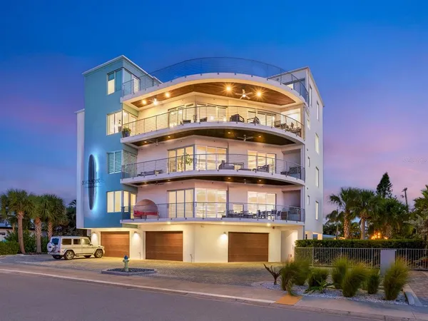 a view of a building with a street view