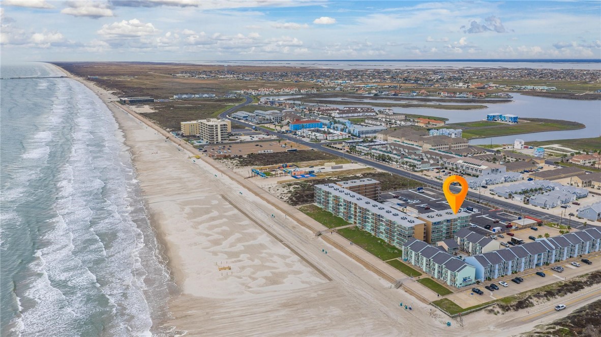 14810 Windward Drive, Unit 402 Corpus Christi, TX 78418 - Photo 39 of 39 a view of ocean view with beach