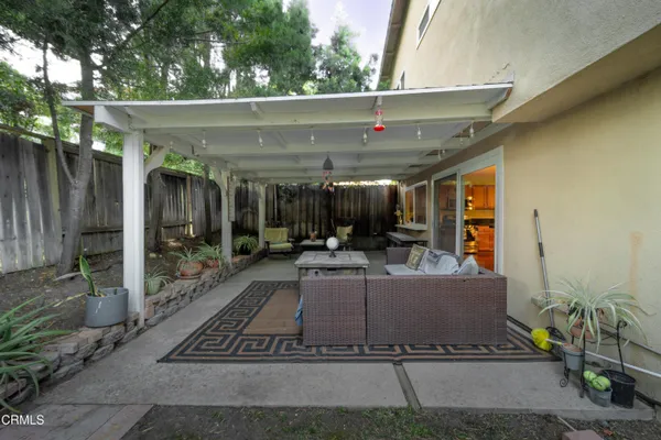 a view of the patio