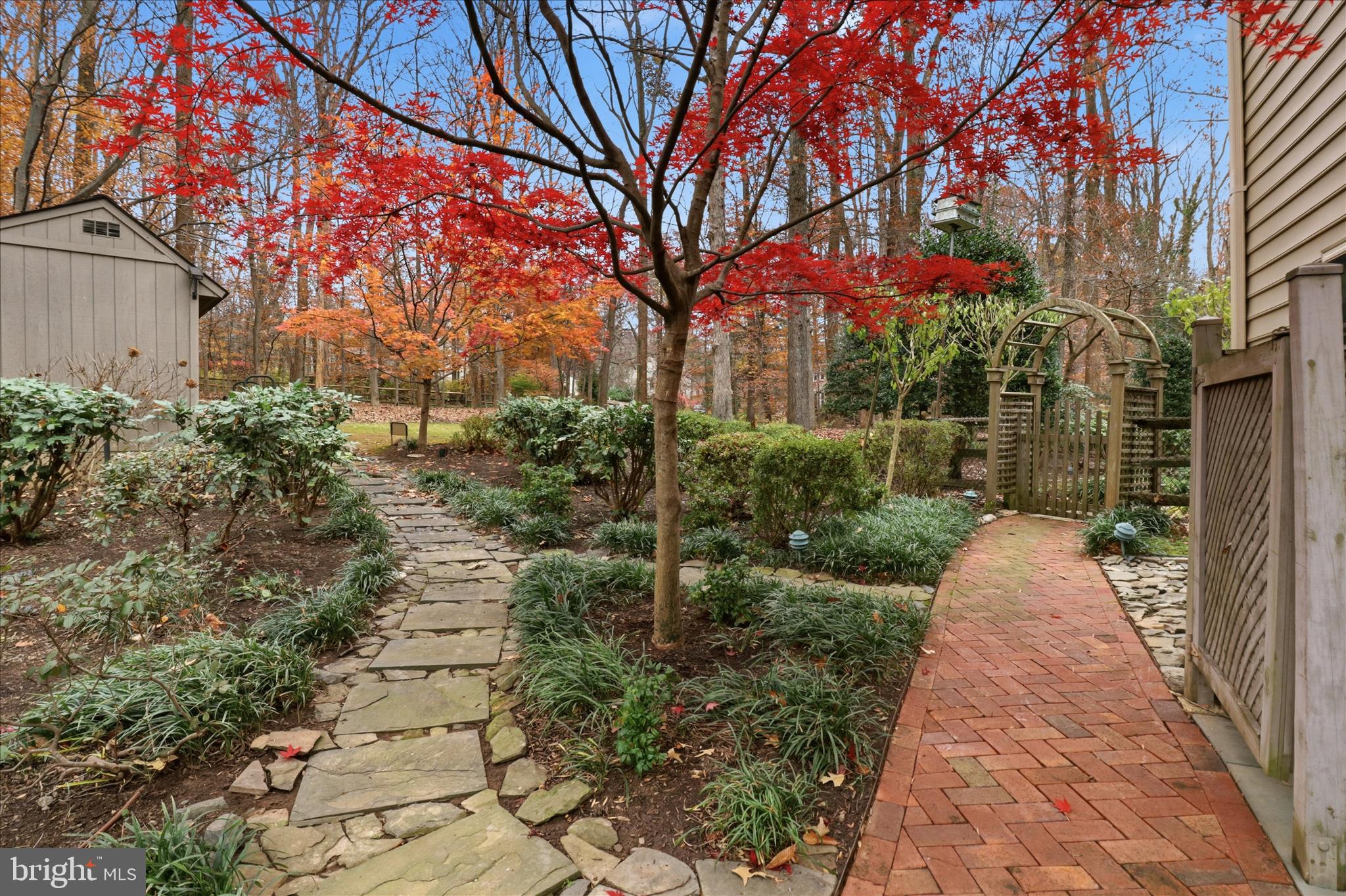 6809 Spout Lane Fairfax Station, VA 22039 - Photo 49 of 81 a view of a pathway both side of house
