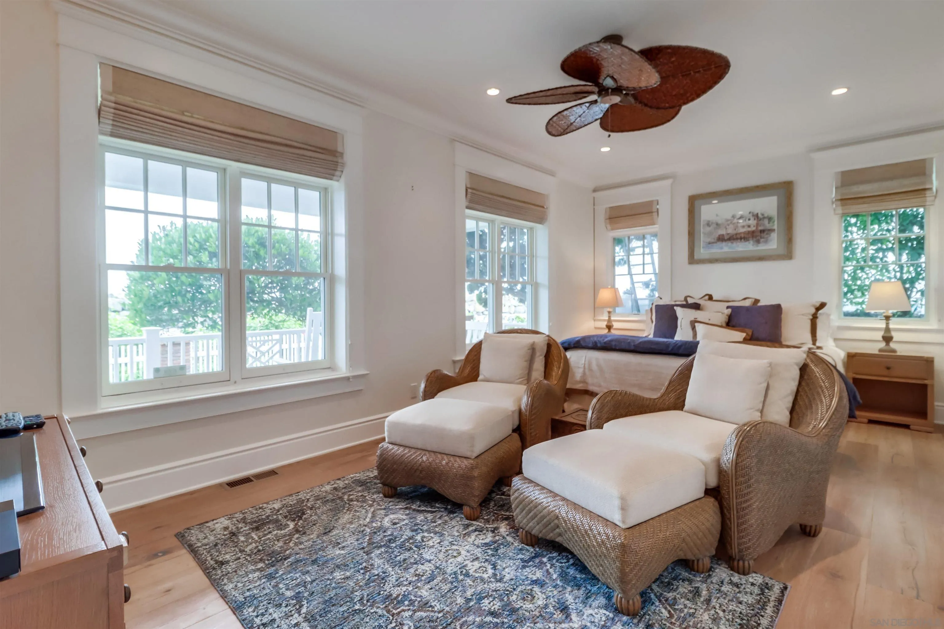 441 Ocean Boulevard Coronado, CA 92118 - Photo 23 of 40 a living room with furniture and a large window