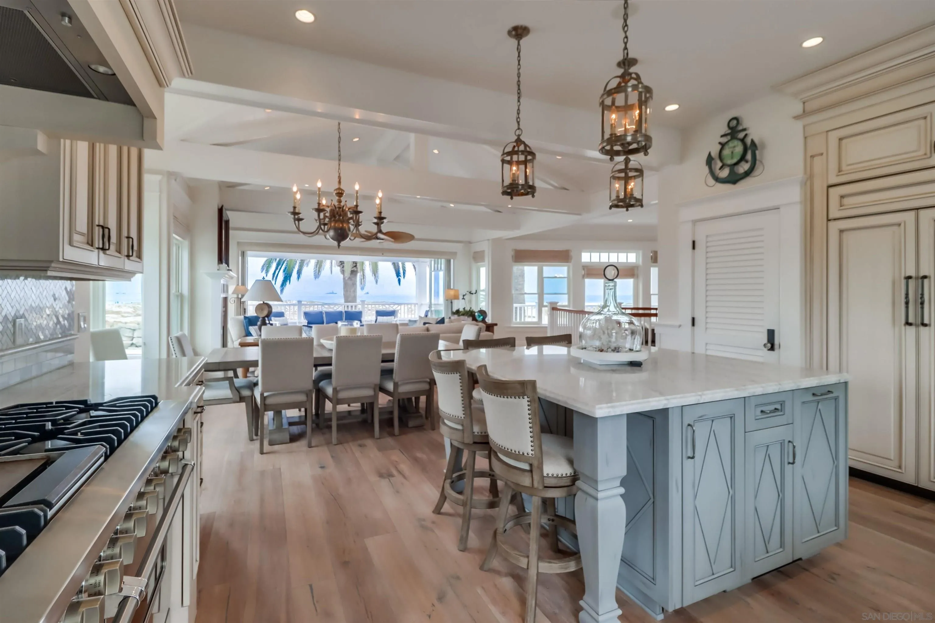 441 Ocean Boulevard Coronado, CA 92118 - Photo 9 of 40 a view of a dining room and livingroom