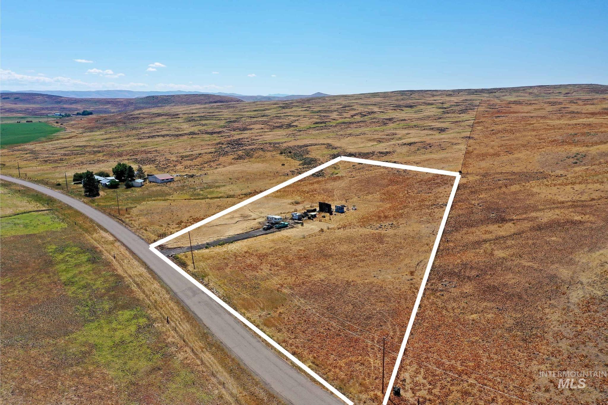 2957 Farm To Market Road Midvale, ID 83645 - Photo 2 of 6 Overview of rural landscape featuring property parcel outlined