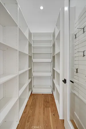 a view of a walk in closet