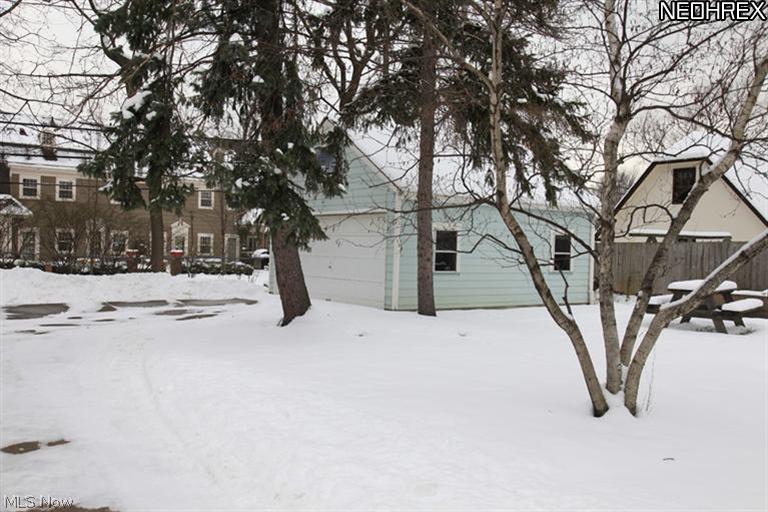 3086 Chadbourne Road Cleveland, OH 44120 - Photo 23 of 25 This shot shows the Rear Yard & Two-Car Garage.