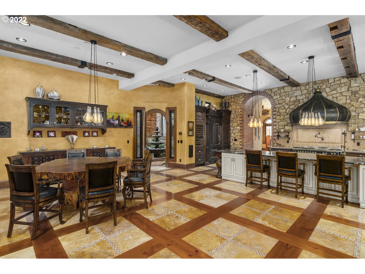 14125 Northwest Germantown Road Portland, OR 97231 - Photo 10 of 32 a view of a dining hall with many windows