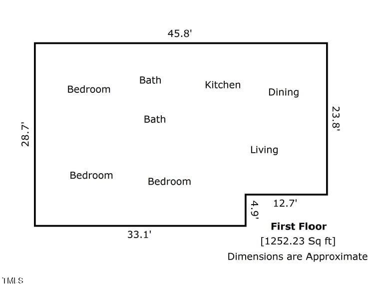 208 Lynn Road Durham, NC 27703 - Photo 24 of 24 Floor Plan