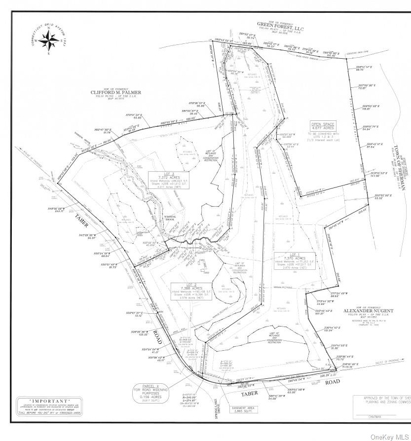 8 Taber Road Sherman, CT 06784 - Photo 22 of 22 Map of the subdivision.