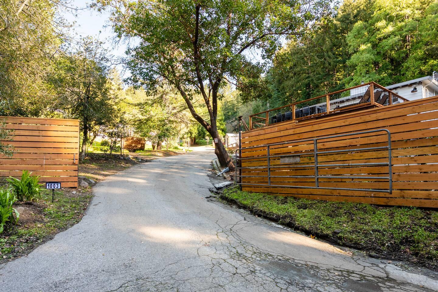 1003 Laurel Glen Road Soquel, CA 95073 - Photo 100 of 101 a view of a pathway with a bench