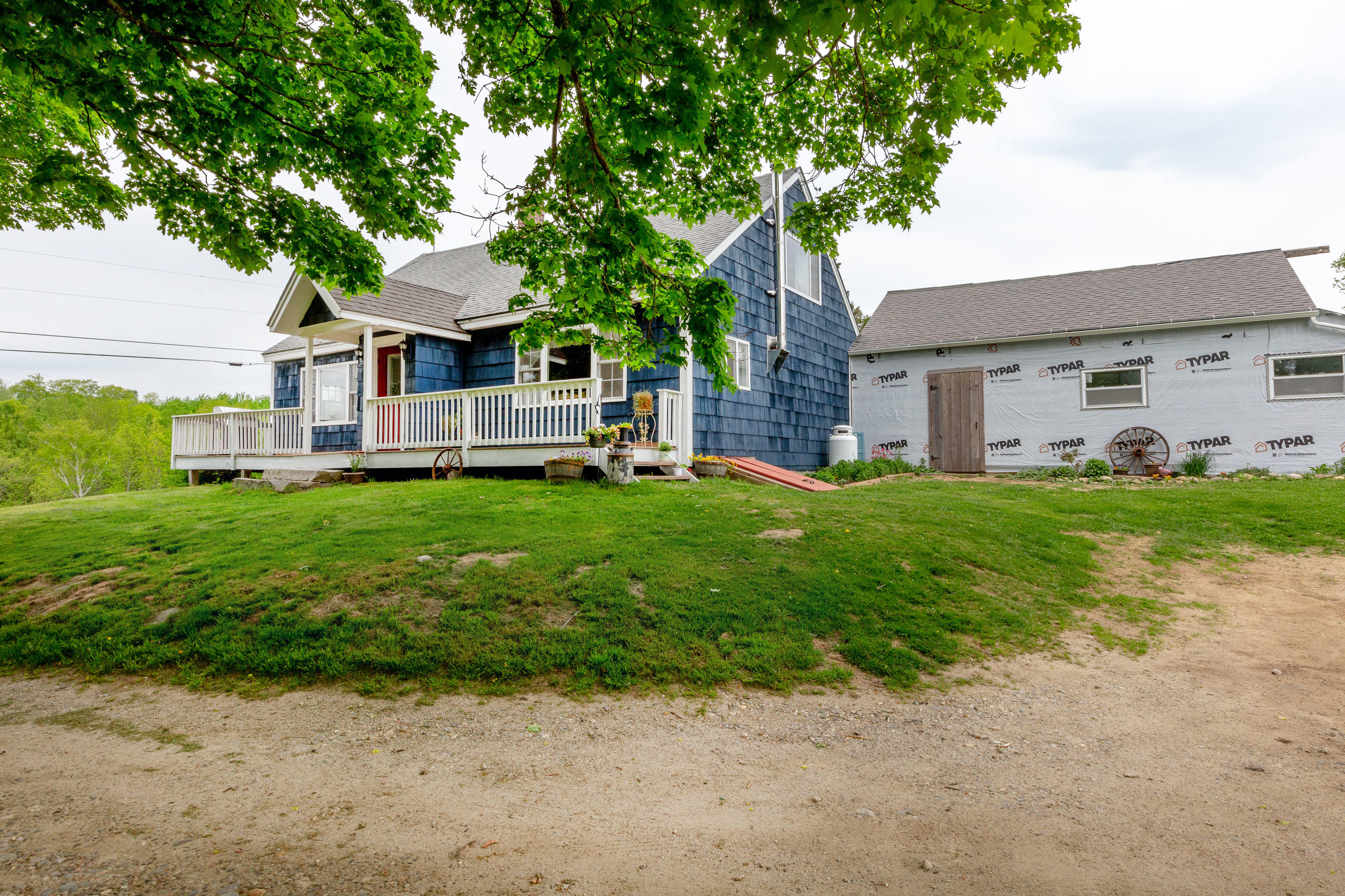 128 Fish Meadow Road Livermore, ME 04253 - Photo 48 of 86 Side and barn