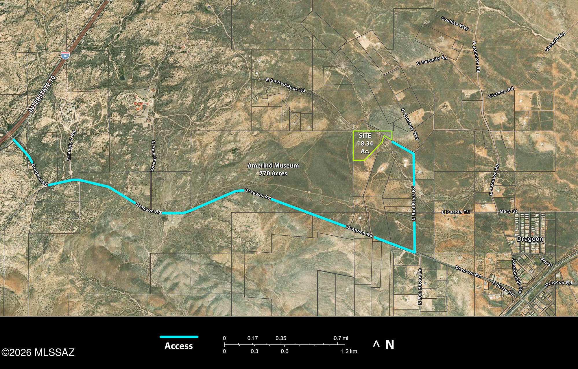 Satellite map