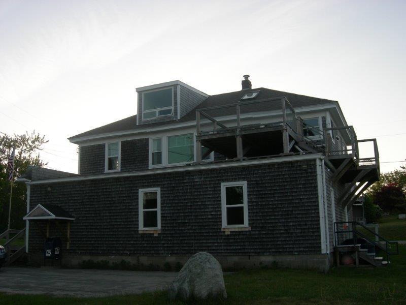646-a&b Corea Road Corea, ME 04624 - Photo 15 of 16 South side of building with upper decks.