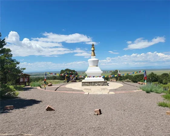 a view of a lush green field