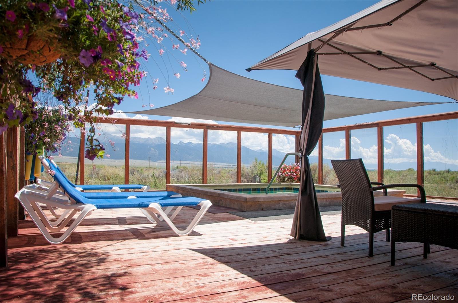 993 Pinon Road Crestone, CO 81131 - Photo 42 of 42 a view of chairs and tables in the patio