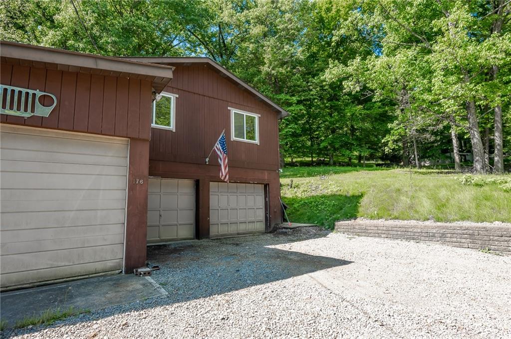 176 Watson Road Apollo, PA 15613 - Photo 3 of 47 Three bay car garage holds 4 cars.