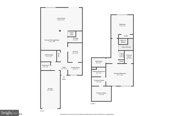 an aerial view of a house with outdoor space