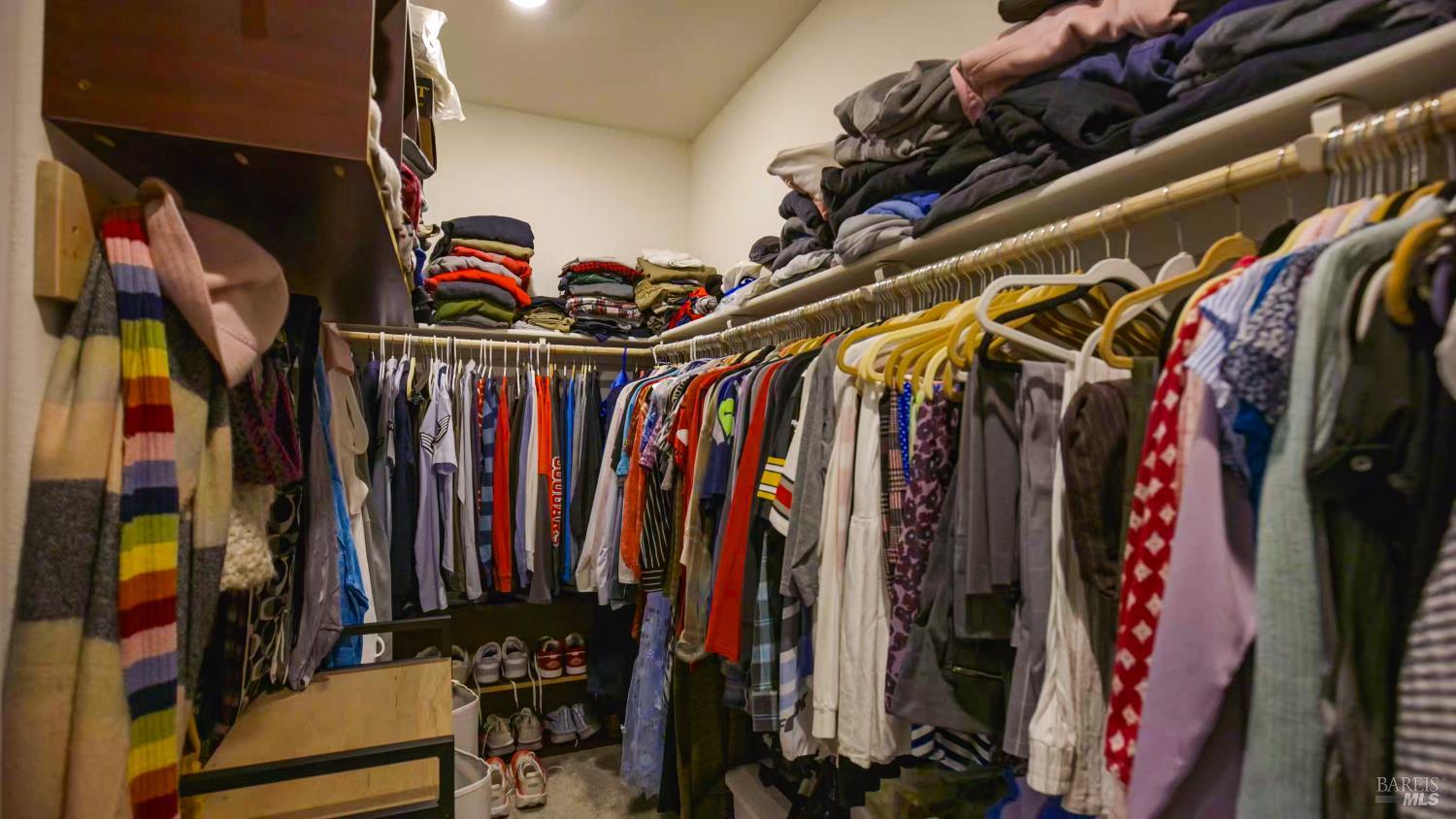2382 Sheldon Drive Fairfield, CA 94533 - Photo 35 of 63 a view of walk in closet with clothes and shoes
