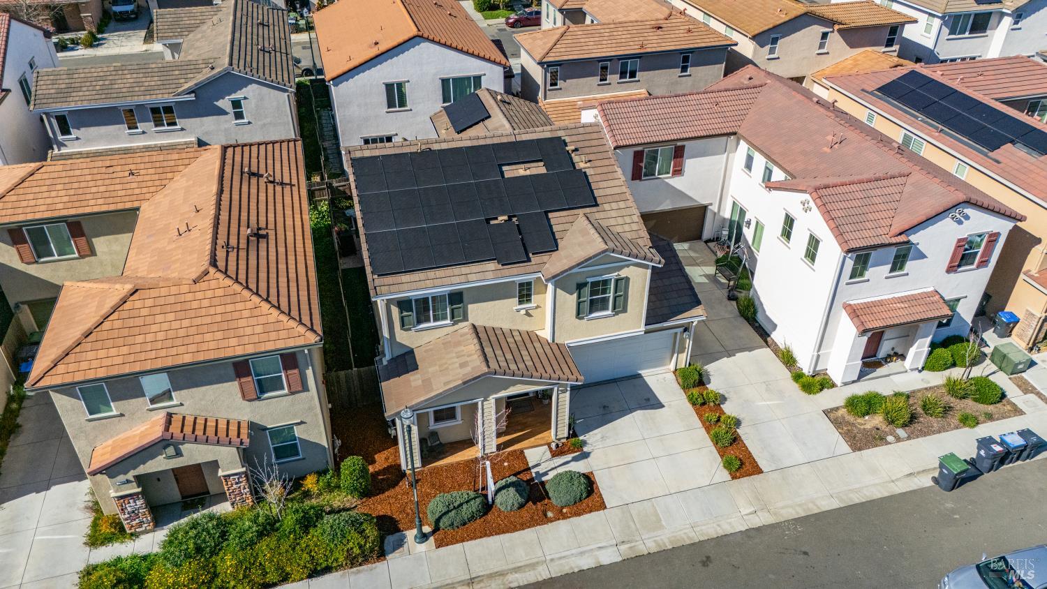2382 Sheldon Drive Fairfield, CA 94533 - Photo 46 of 63 an aerial view of residential houses with street