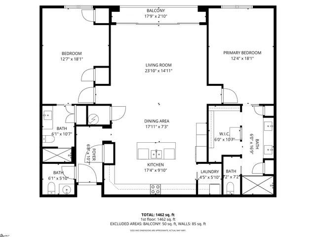 $965,000 | 121 Rhett Street, Unit 503, Greenville, SC 29601