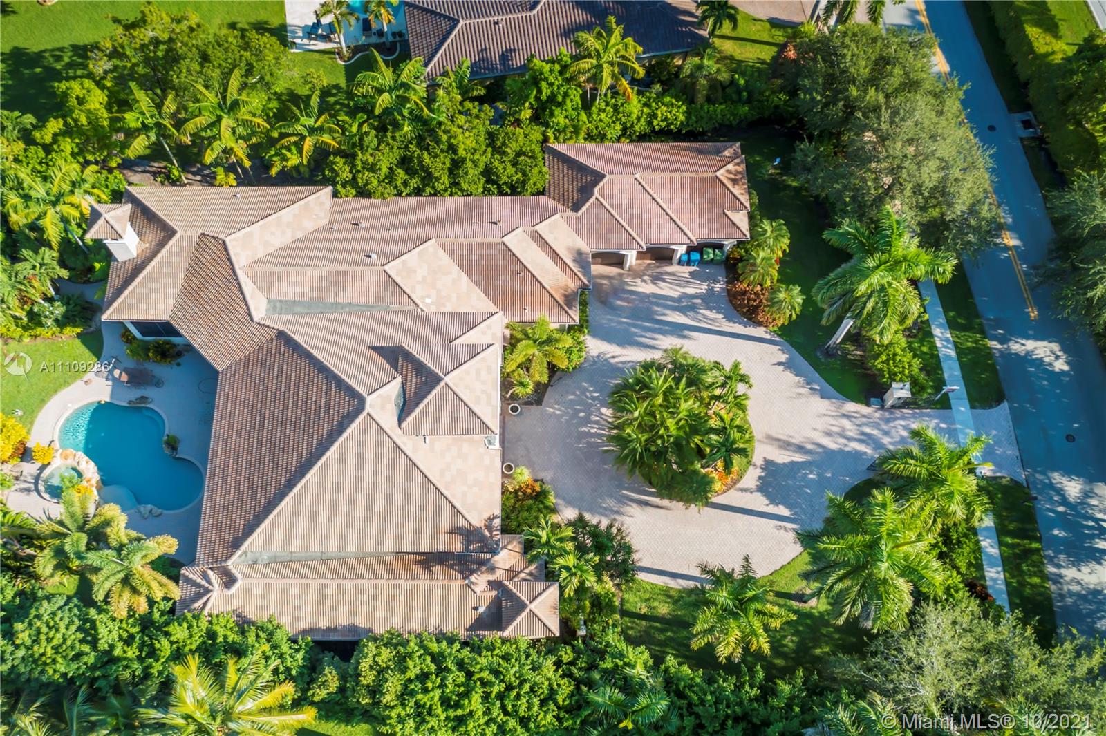 0 Ranch Road Weston, FL 33326 - Photo 12 of 16 an aerial view of a house with a yard and garden
